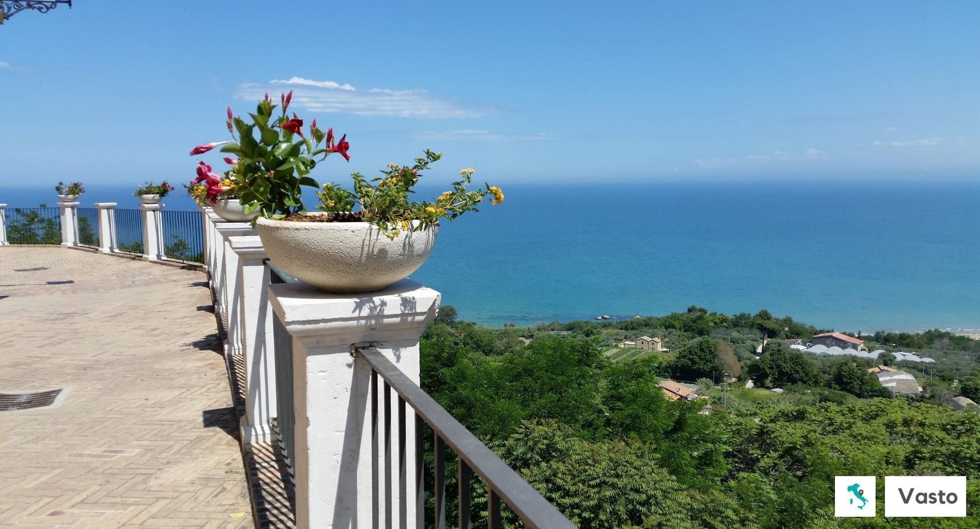 Vasto en haar omgeving