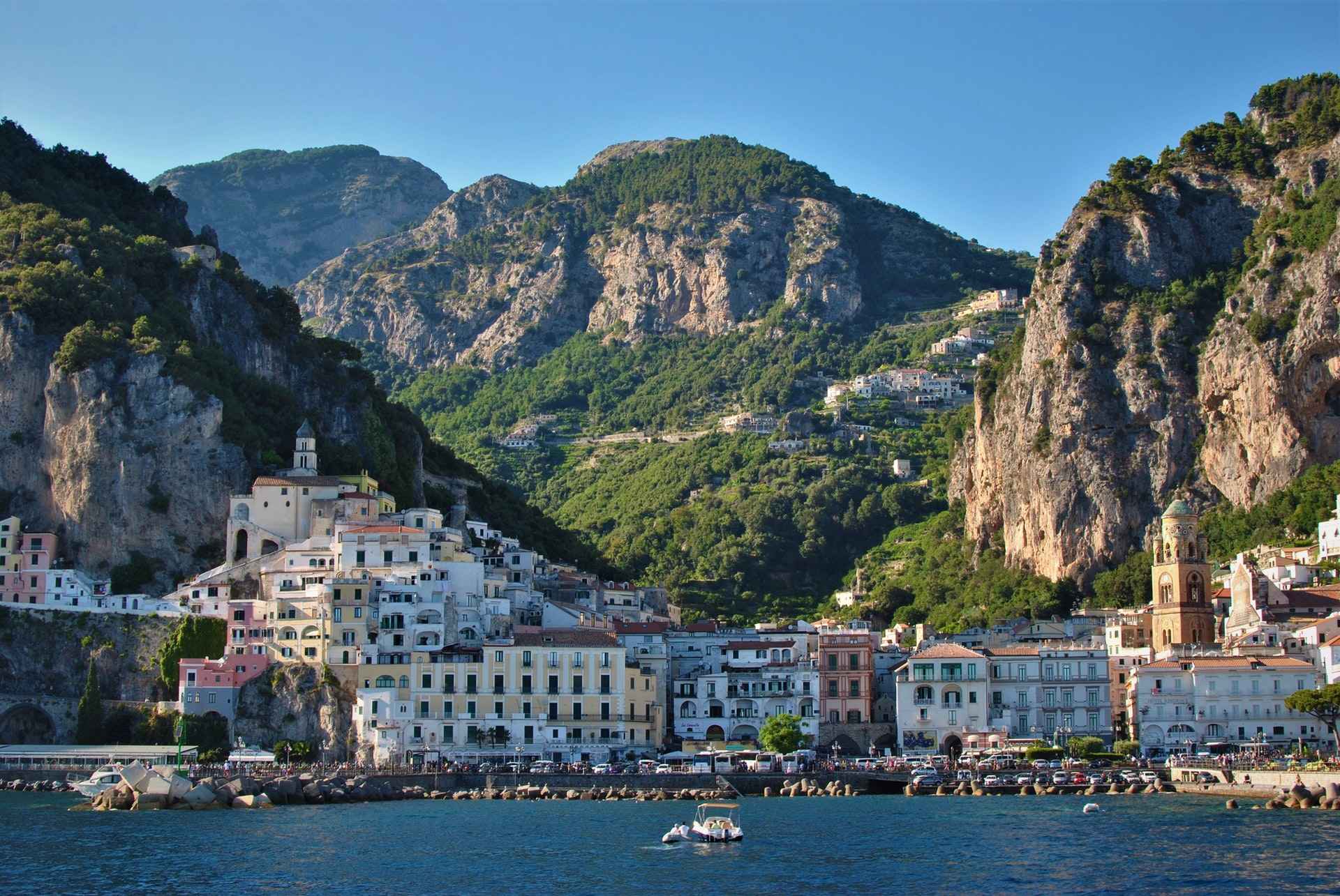 Amalfi vanaf zee