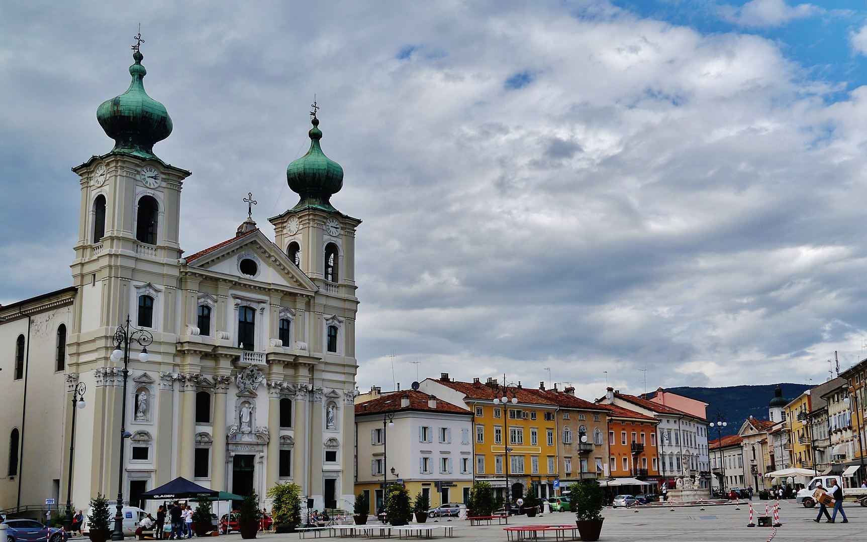 Centraal plein in Gorizia