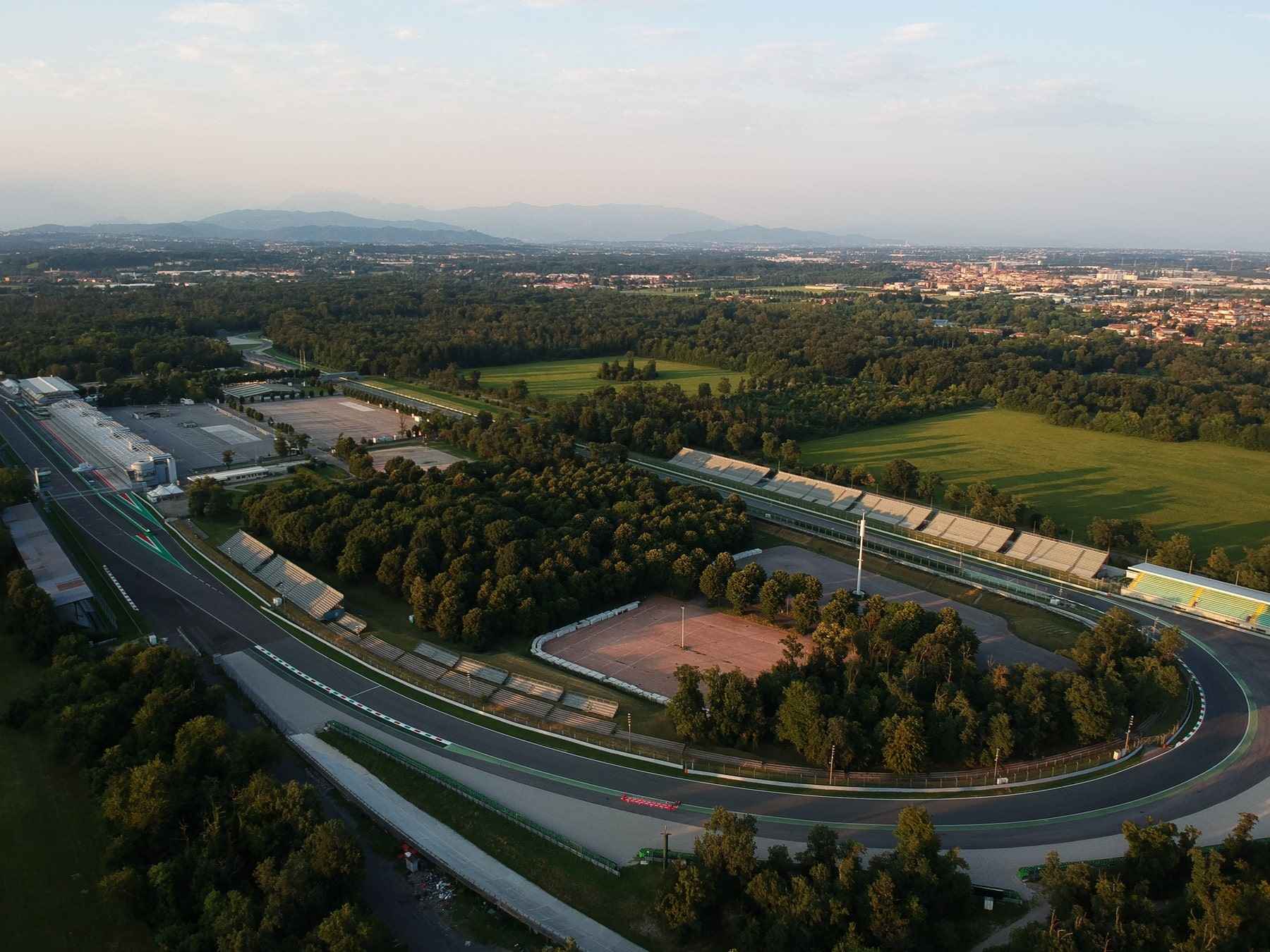 Circuit en het park van Monza